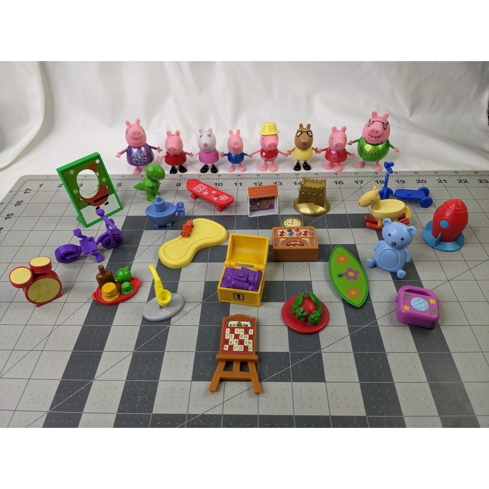 Peppa Pig Figure Accessories Toy Lot